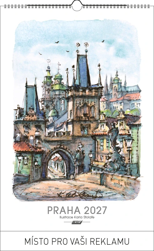 PRAHA Akvarel