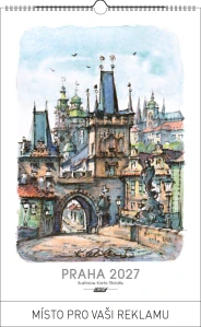 PRAHA Akvarel