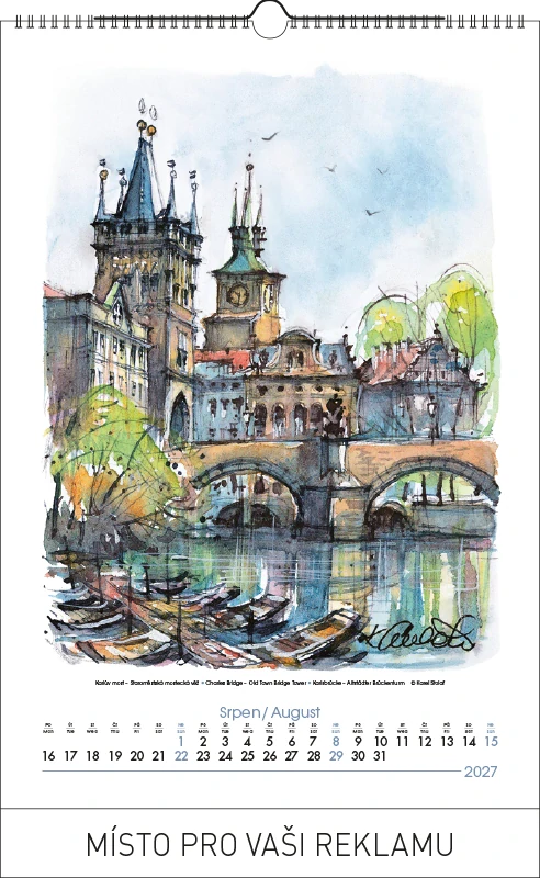 PRAHA Akvarel