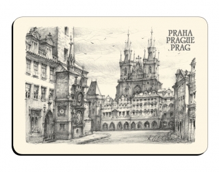 Praha Staroměstské náměstí – grafika